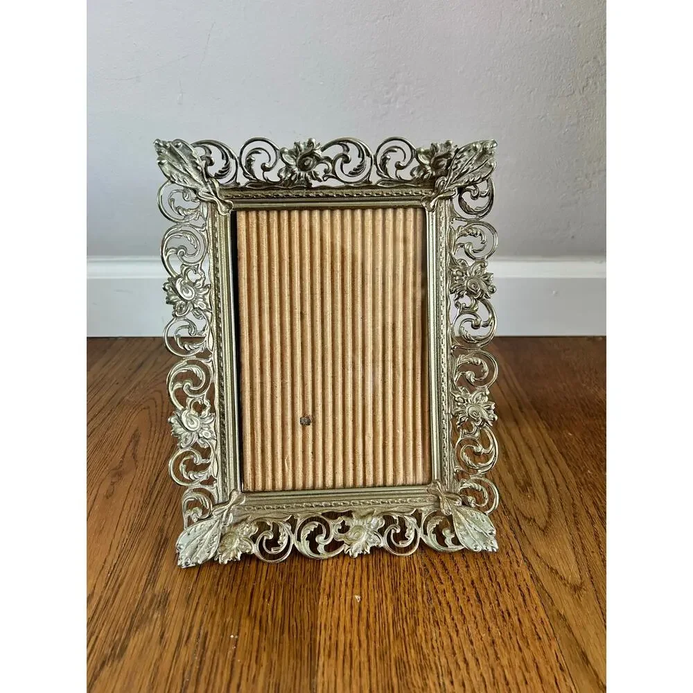 Vintage ornate metal